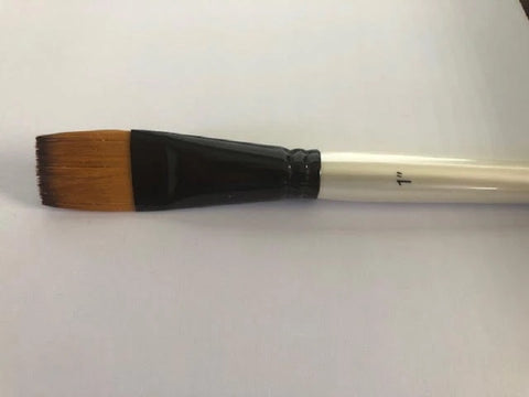 1" Flat Paint Brush