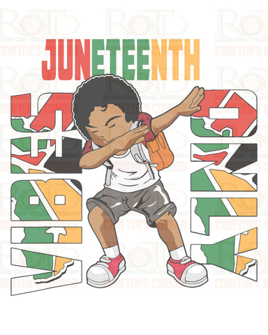 DTF Screen Print Image - Juneteenth Vibes Only