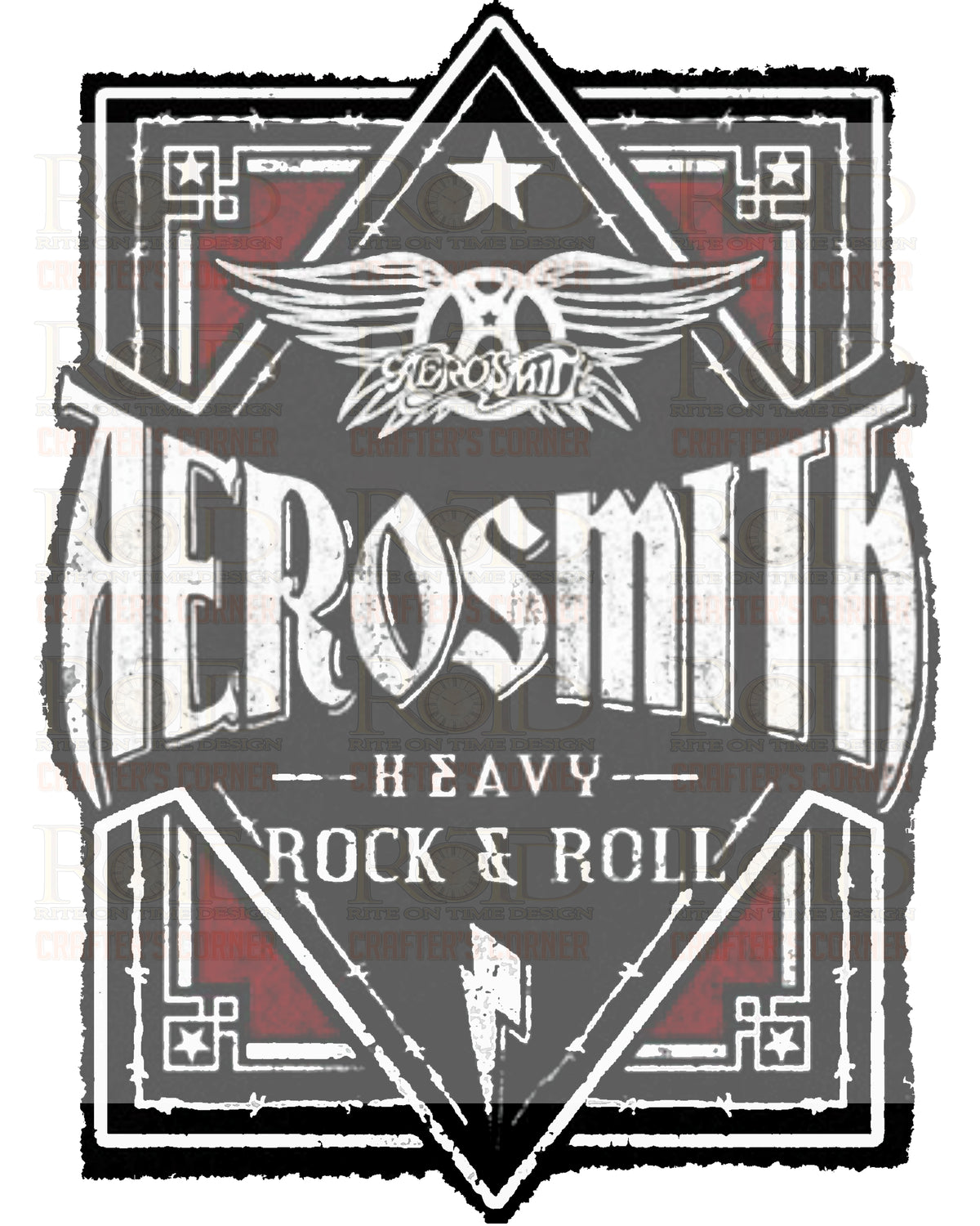 DTF Screen Print Image -  Aerosmith