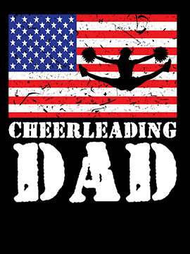 DTF Screen Print Image - Cheerleading Dad (24)
