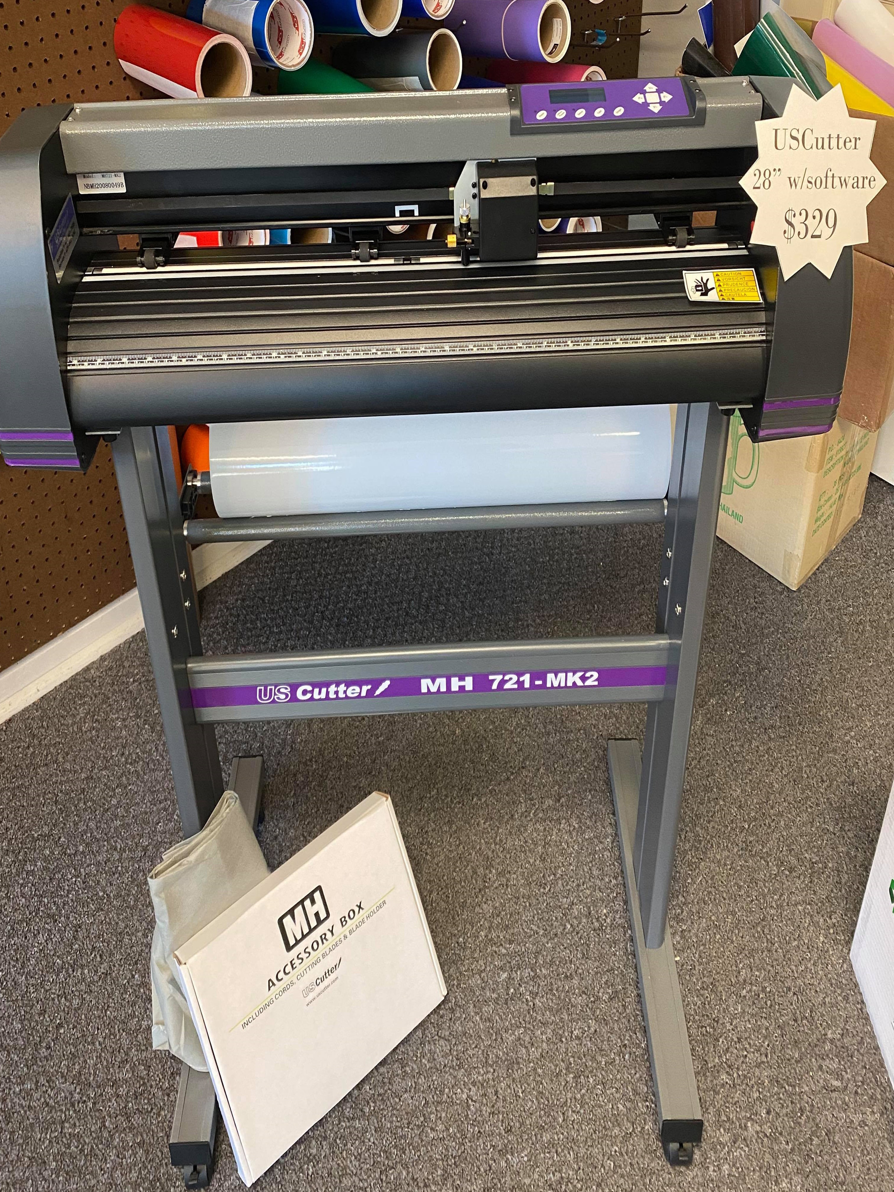 28 Vinyl Cutter with Stand with Cutter Software - New - www