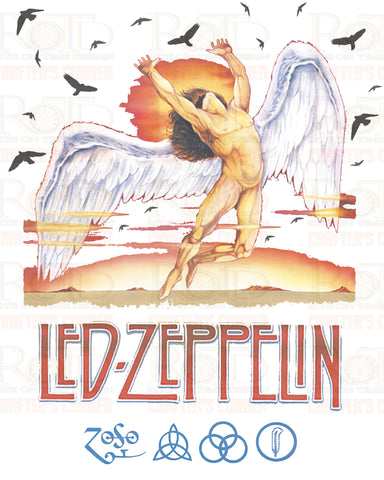 DTF Screen Print Image - Led Zeppelin