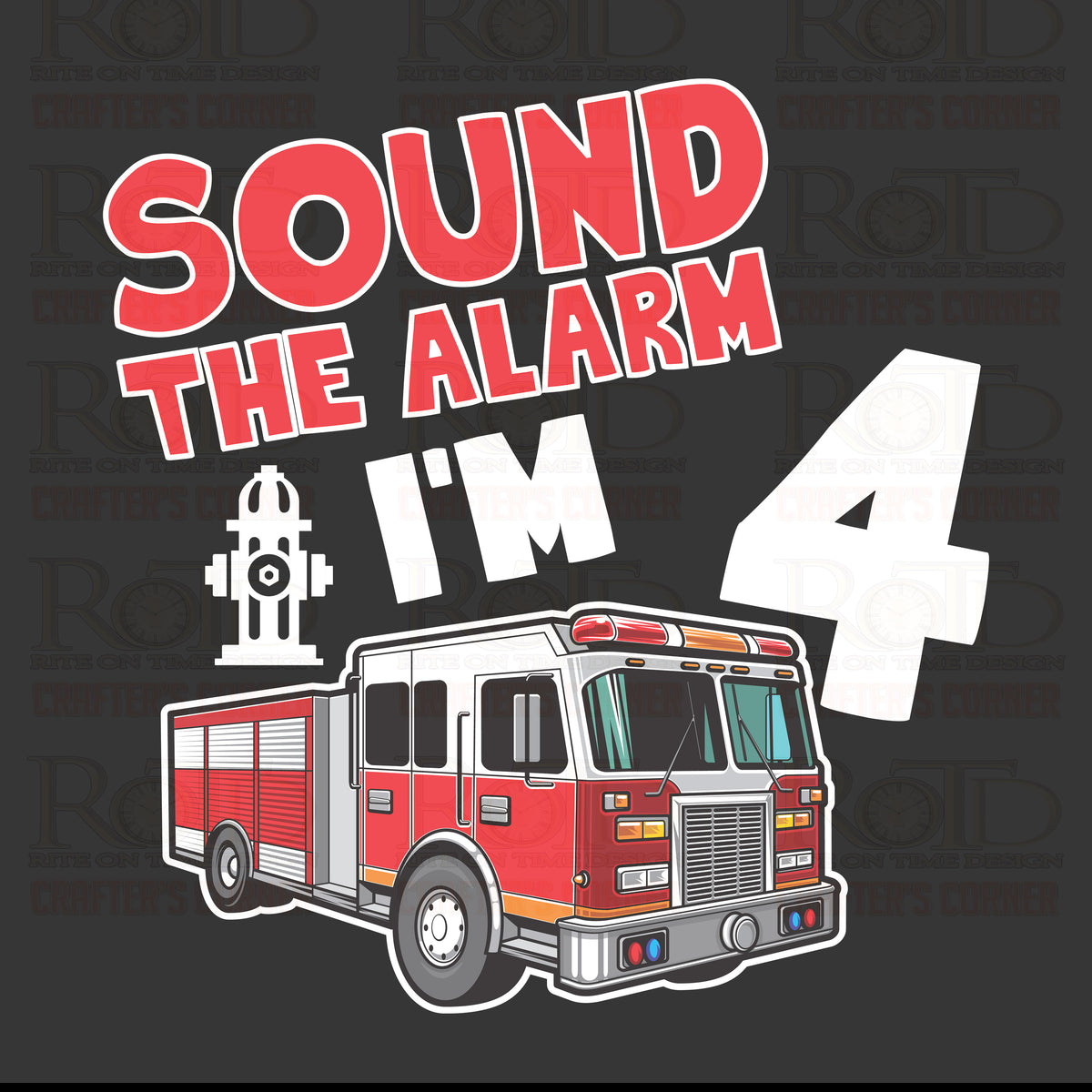 DTF Screen Print Image - Sound the Alarm, I'm #