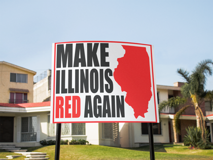 Open Illinois Signs and Stickers