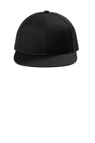 C116 - Port Authority® Snapback Flat Bill Cap - Black