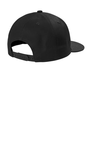 C116 - Port Authority® Snapback Flat Bill Cap - Black