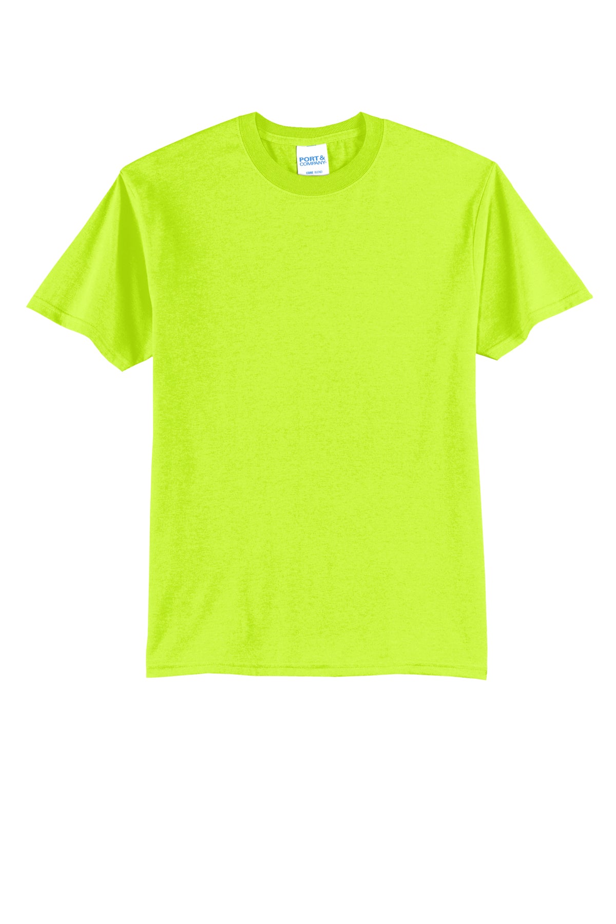 PC55 Port & Company® Core Blend Tee - Safety Green