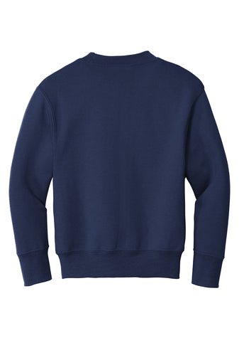 Port & Company® Youth Core Fleece Crewneck Sweatshirt - Navy