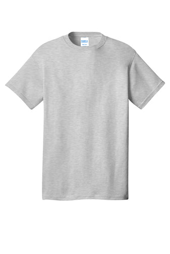 Port & Company® Adult Core Cotton Tee - Ash