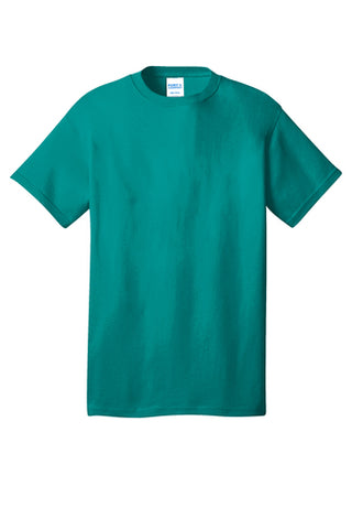 Port & Company® Adult Core Cotton Tee - Bright Aqua