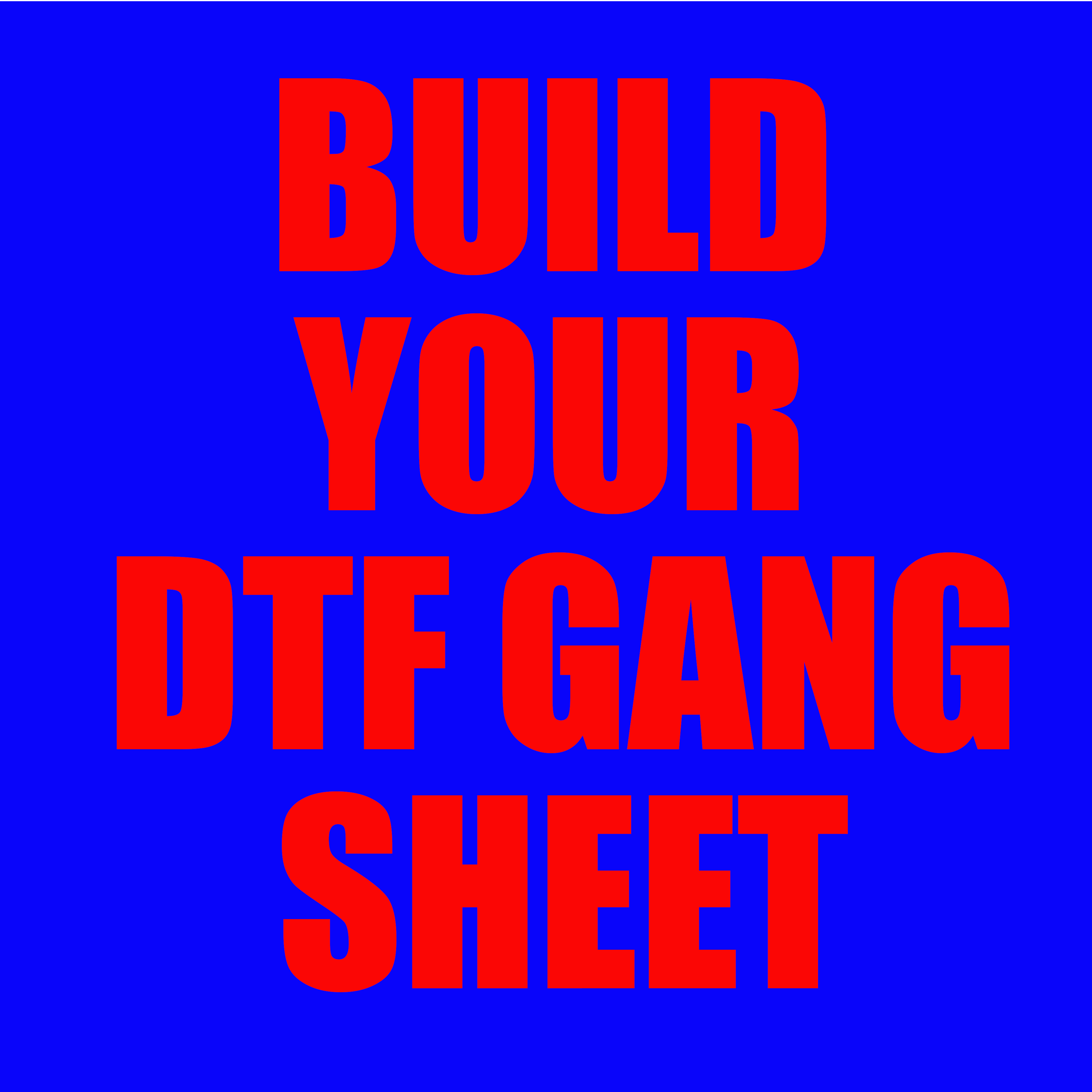 Build Your Custom Gang Sheet* ROTD Crafter's Corner