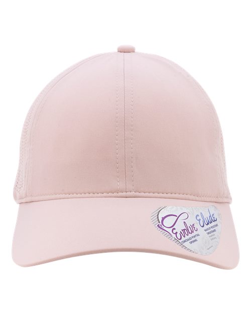 Infinity Her - Women's Perforated Performance Cap - GABY - Dusty Pink/Floral