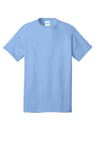 Port & Company® Adult Core Cotton Tee - Light Blue