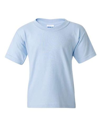Youth Gildan® - Heavy Cotton™ 100% Cotton T-Shirt - Light Blue