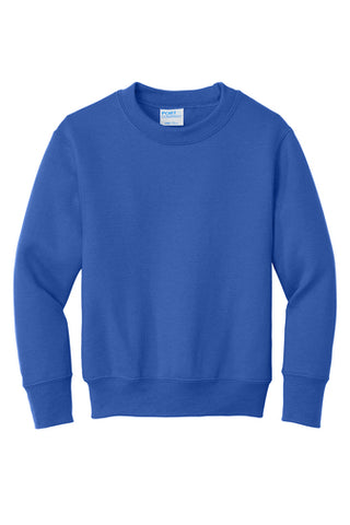 Port & Company® Youth Core Fleece Crewneck Sweatshirt - Royal Blue