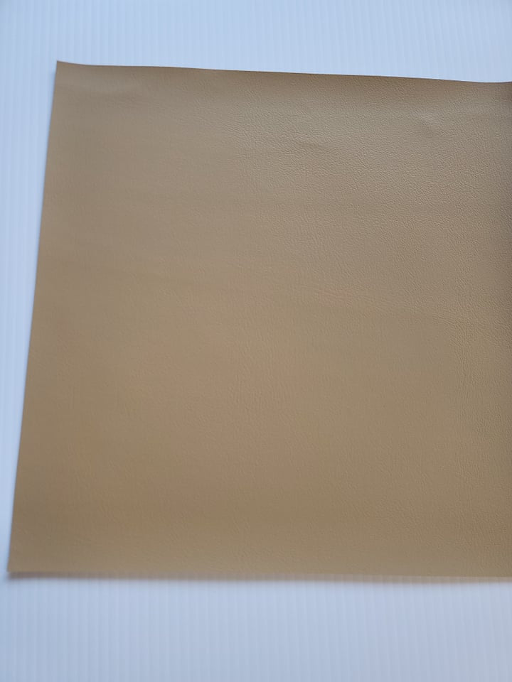 12x12 Faux Leather Vinyl - Light Brown