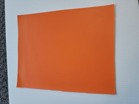 Faux Leather Vinyl - Orange