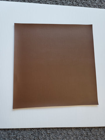12x12 Faux Leather Vinyl - Brown