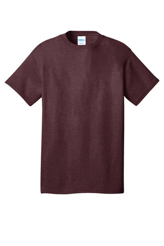 Port & Company® Adult Core Cotton Tee - Heather Maroon