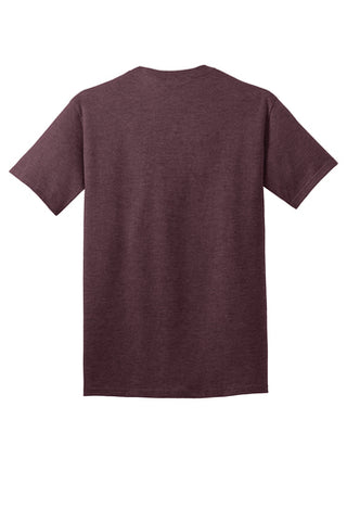 Port & Company® Adult Core Cotton Tee - Heather Maroon