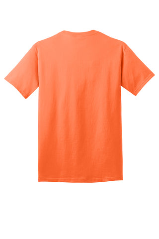 Port & Company® Adult Core Cotton Tee - Neon Orange