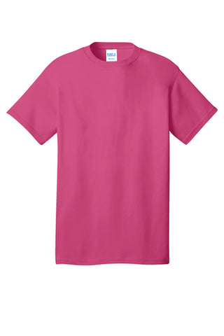 Port & Company® Adult Core Cotton Tee - Sangria