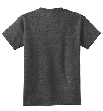 Port & Company® Youth Core Cotton Tee - Dark Heather