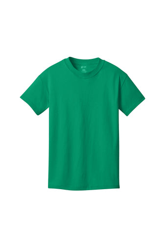 Port & Company® Youth Core Cotton Tee - Kelly Green