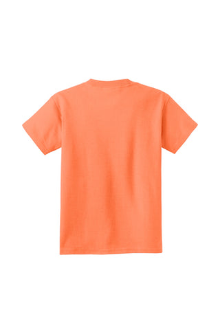 Port & Company® Youth Core Cotton Tee - Neon Orange