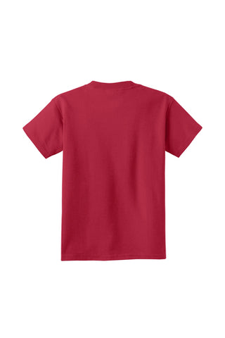 Port & Company® Youth Core Cotton Tee - Red