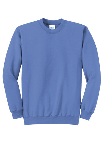 Port & Company® Adult Core Fleece Crewneck Sweatshirt - Carolina Blue