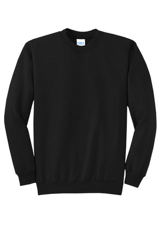 Port & Company® Adult Core Fleece Crewneck Sweatshirt - Jet Black