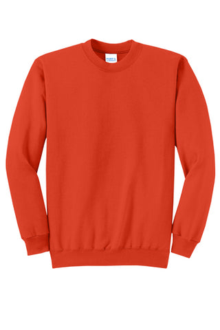 Port & Company® Adult Core Fleece Crewneck Sweatshirt - Orange