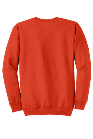 Port & Company® Adult Core Fleece Crewneck Sweatshirt - Orange
