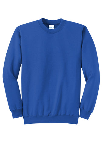 Port & Company® Adult Core Fleece Crewneck Sweatshirt - Royal Blue