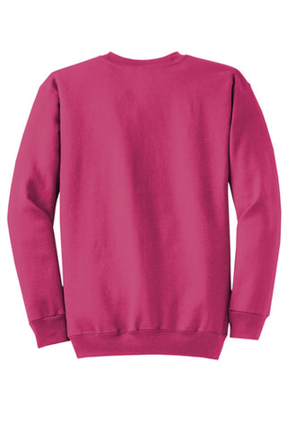 Port & Company® Adult Core Fleece Crewneck Sweatshirt - Sangria