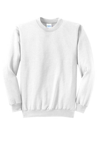 Port & Company® Adult Core Fleece Crewneck Sweatshirt - White