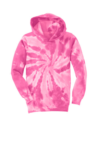 Pink Hooded Sweatshirt | Youth Tie-Dye Hooded | ROTD Crafter's Corner