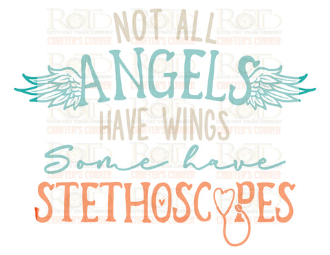 Not all Angels have wings sublimation print