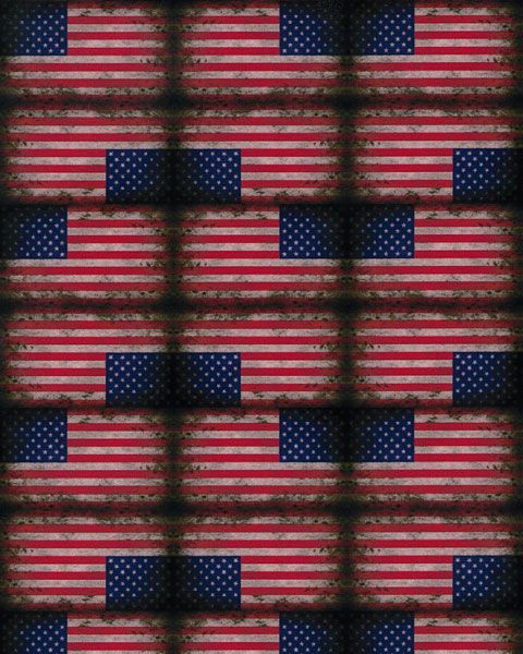 ThermoFlex Fashion Patterns - Distressed Flag