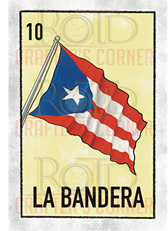 DTF Screen Print Image - 10 La Bandera