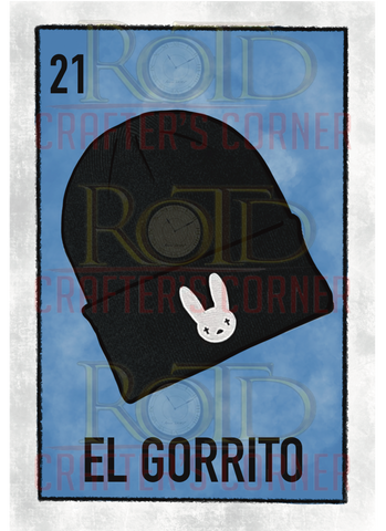 DTF Screen Print Image - 21 El Gorrito