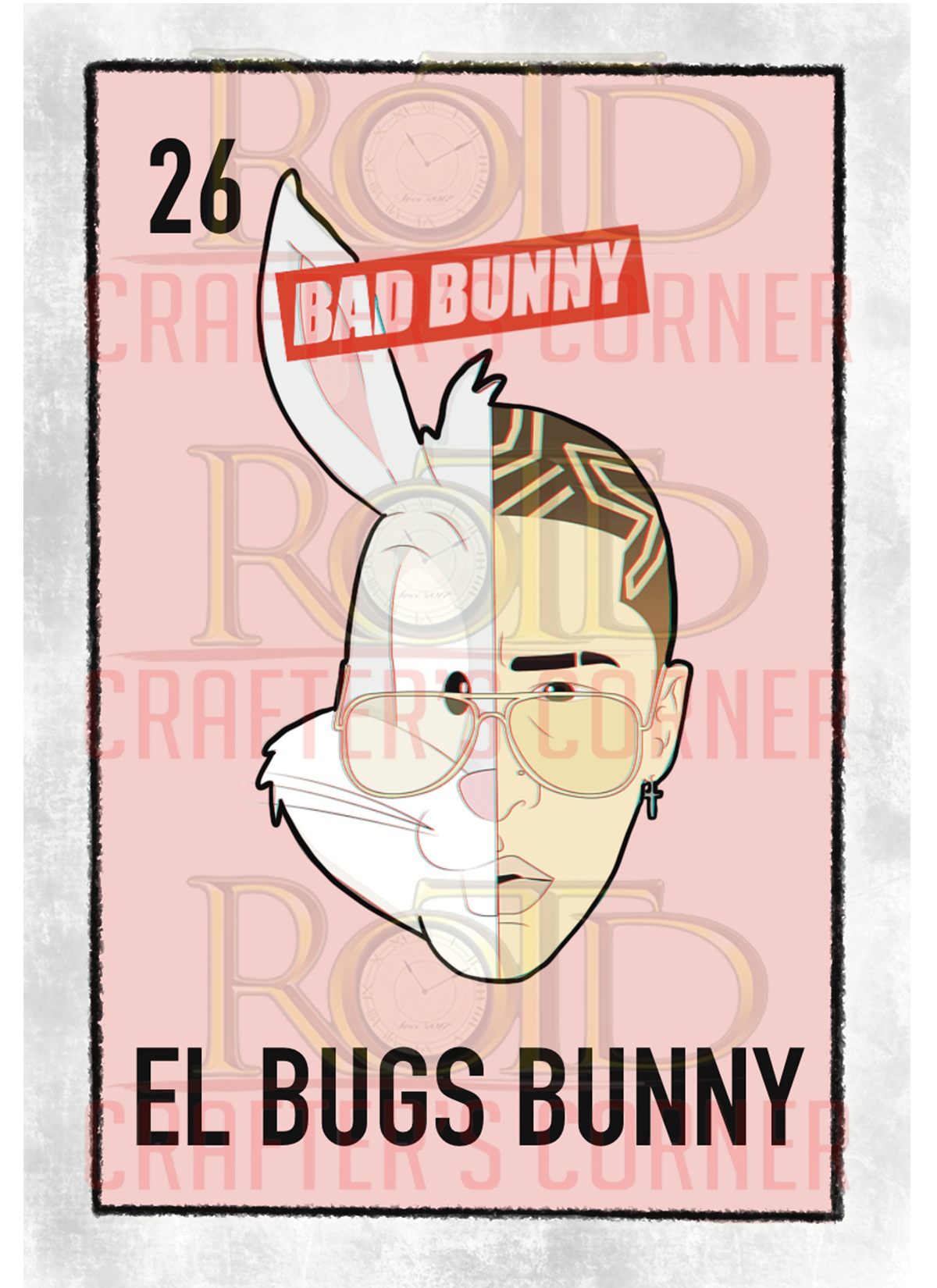 DTF Screen Print Image - 26 El Bugs Bunny
