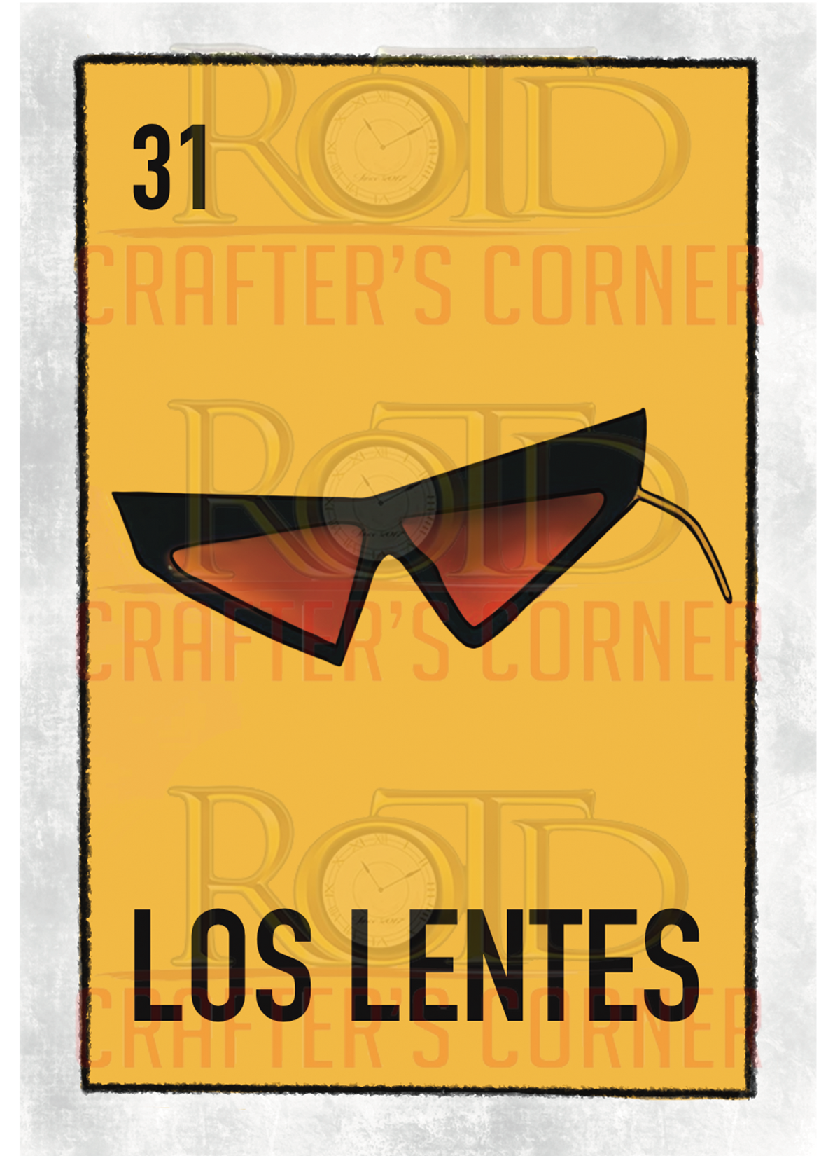 DTF Screen Print Image - 31 Los Lentes