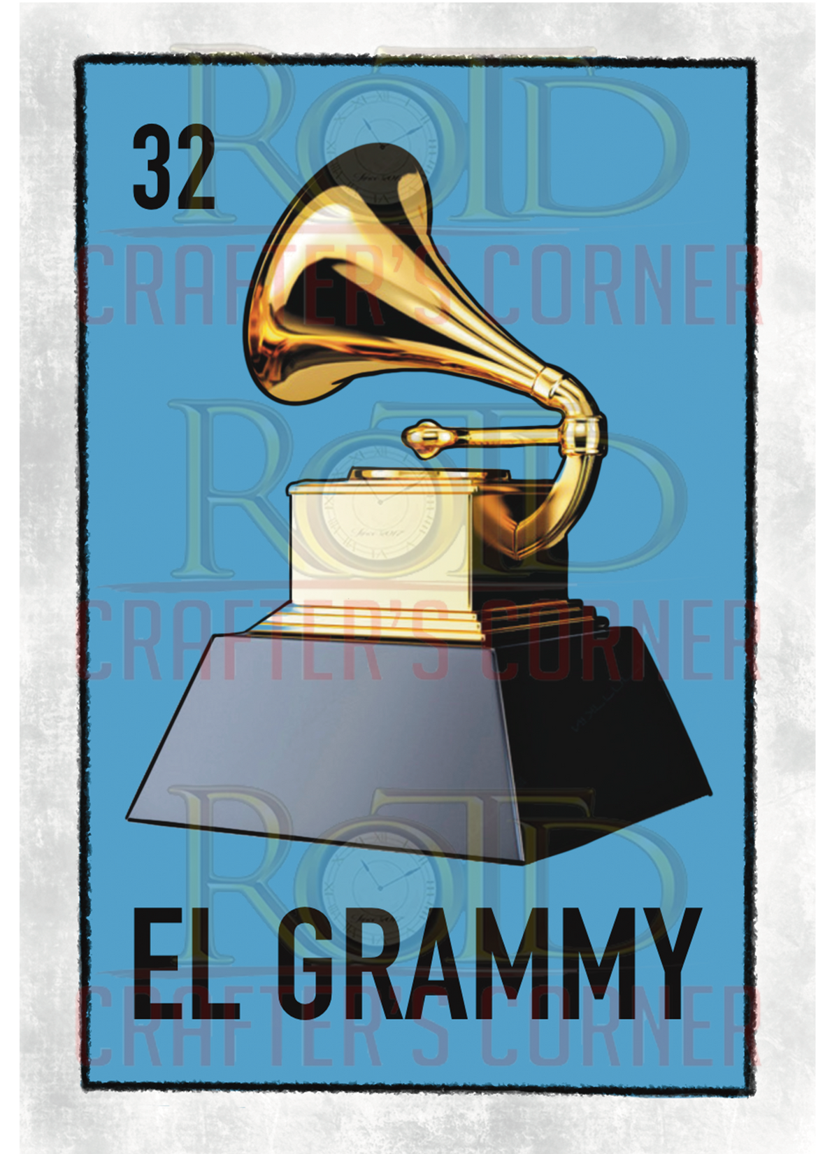 DTF Screen Print Image - 32 El Grammy