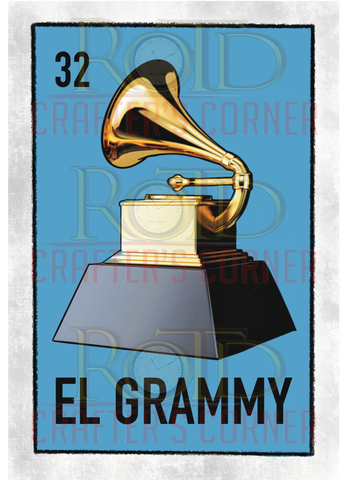 DTF Screen Print Image - 32 El Grammy