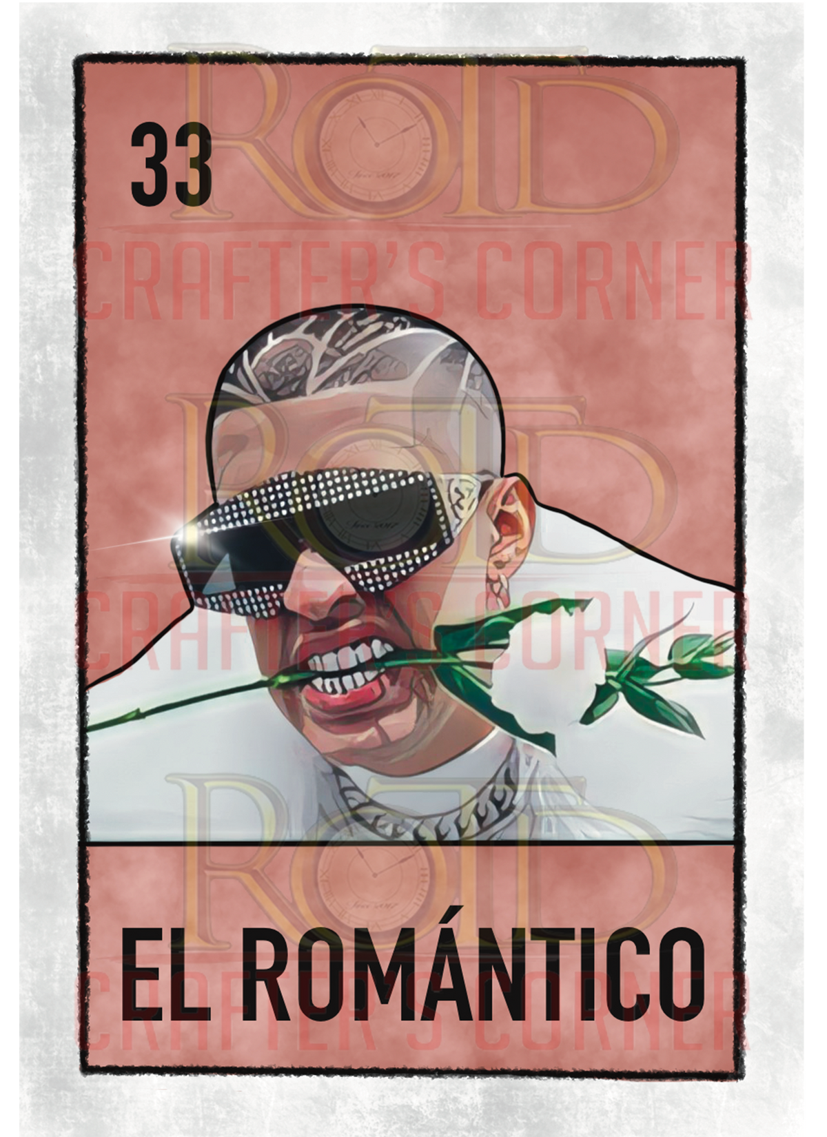 DTF Screen Print Image - 33 El Romantico