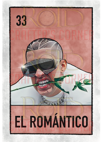 DTF Screen Print Image - 33 El Romantico