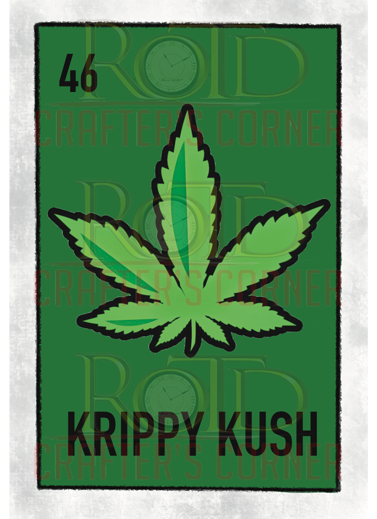 DTF Screen Print Image - 46 Krippy Kush