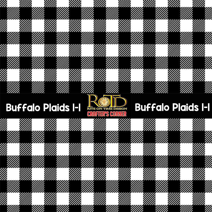Buffalo Plaid 1 12"x12" HTV includes transfer tape